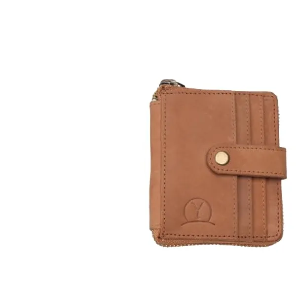 Beige_Cowhide_Leather_Snap_Envelope_Card_Holder_For_Men