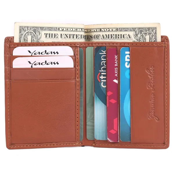 Tan_Faux_Leather_Open_Top_Card_Holder_For_Unisex