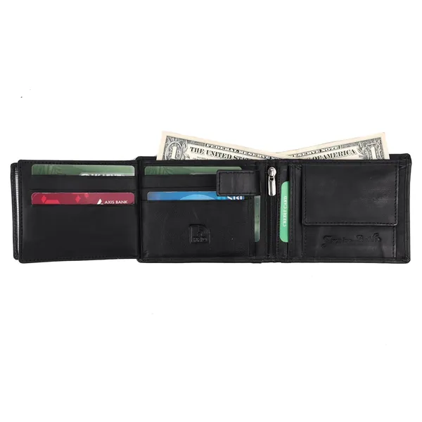 Black_Faux_Leather_Bifold_Wallet_For_Men