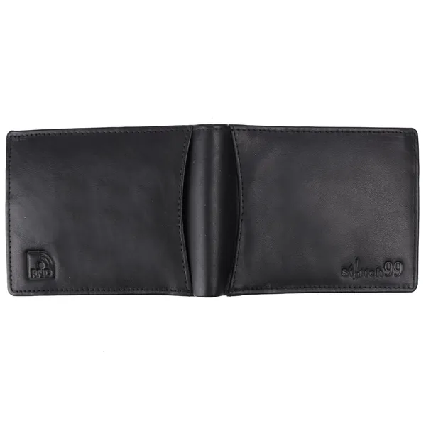 Black_Faux_Leather_Bifold_Wallet_For_Men