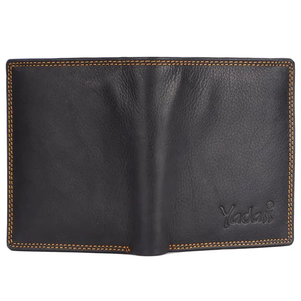 Black_Faux_Leather_Bifold_Wallet_For_Men