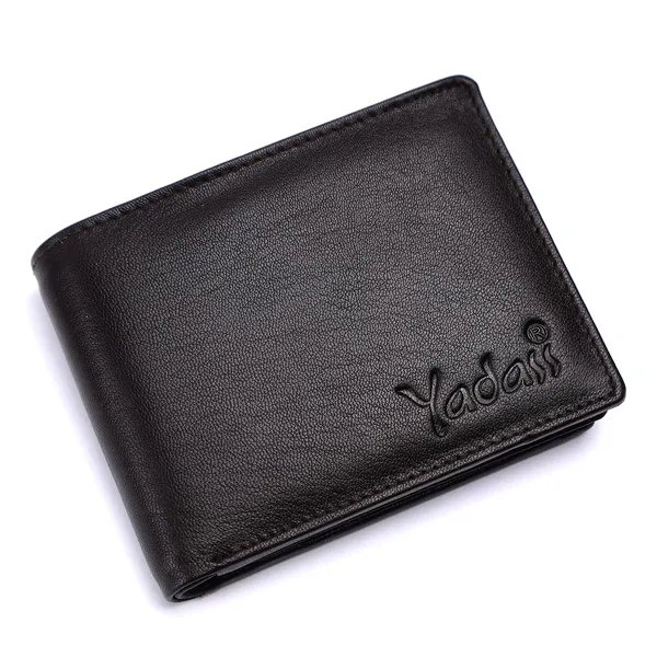 Deep_Brown_Faux_Leather_Bifold_Wallet_For_Men