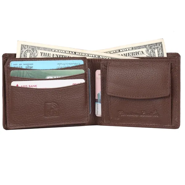 Light_Brown_Faux_Leather_Bifold_Wallet_For_Men