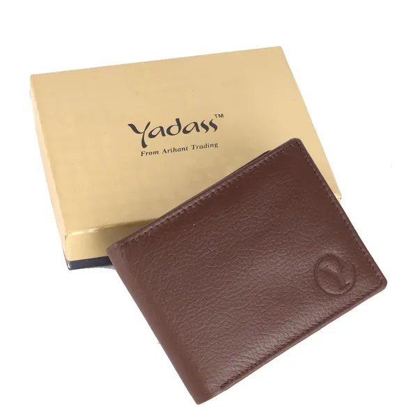Light_Brown_Faux_Leather_Bifold_Wallet_For_Men