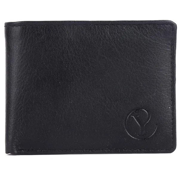 Black_Faux_Leather_Bifold_Wallet_For_Men