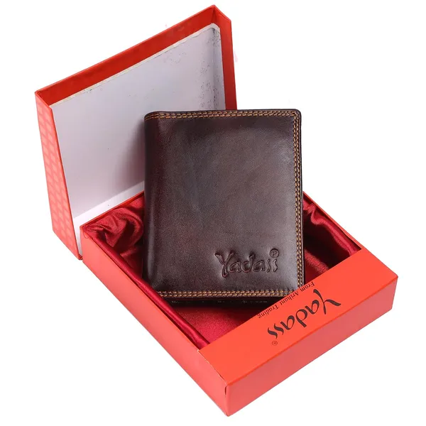 Brown_Faux_Leather_Bifold_Wallet_For_Men