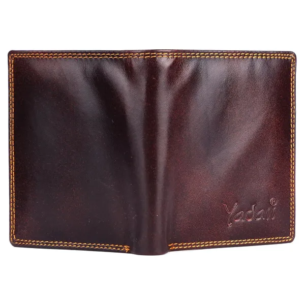 Brown_Faux_Leather_Bifold_Wallet_For_Men