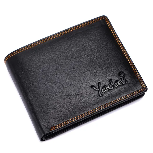 Black_Faux_Leather_Bifold_Wallet_For_Men
