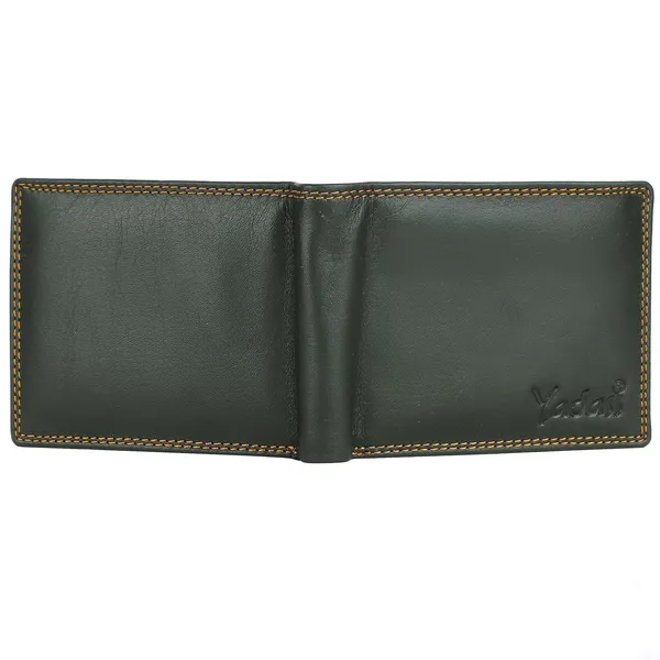 Green_Faux_Leather_Bifold_Wallet_For_Men