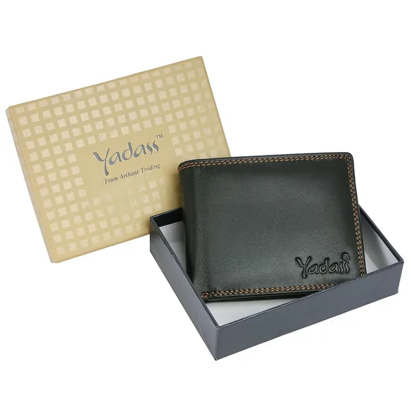 Green_Faux_Leather_Bifold_Wallet_For_Men