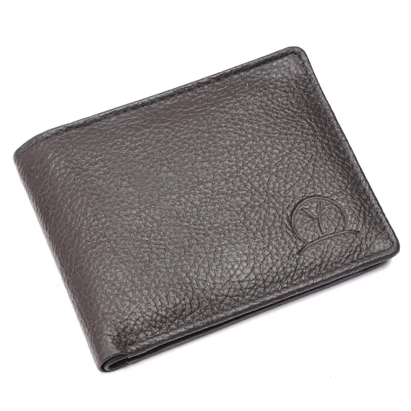 Grey_Faux_Leather_Bifold_Wallet_For_Men