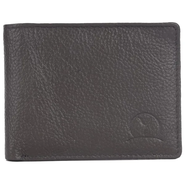 Grey_Faux_Leather_Bifold_Wallet_For_Men