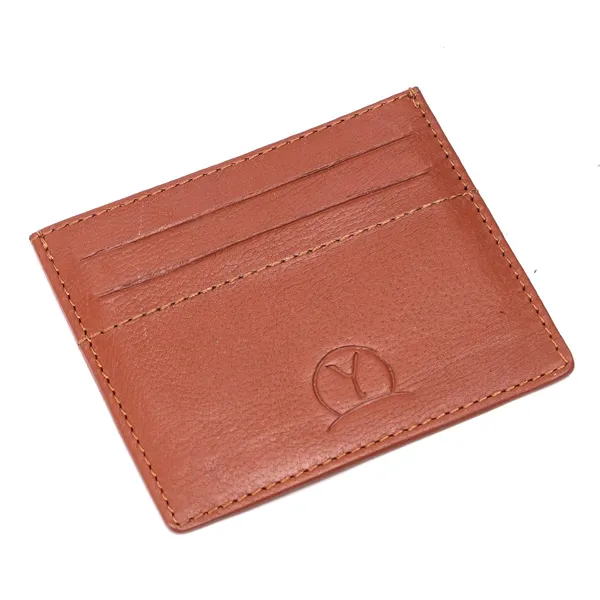 Tan_Faux_Leather_Open_Top_Card_Holder_For_Men