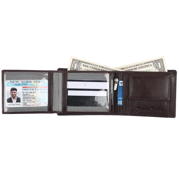 Brown_Faux_Leather_Bifold_Wallet_For_Men