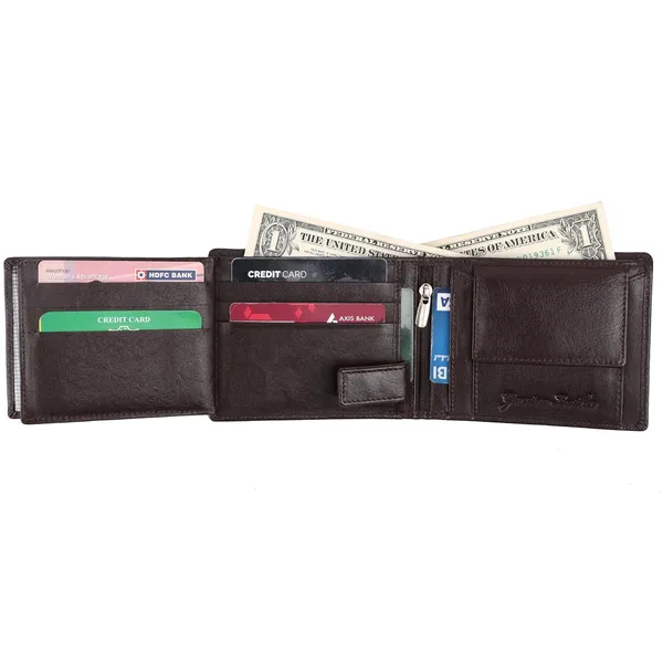 Brown_Faux_Leather_Bifold_Wallet_For_Men