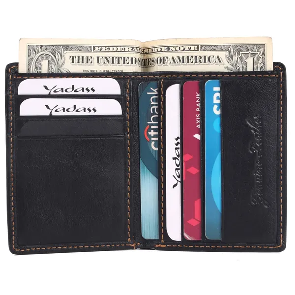 Black_Faux_Leather_Open_Top_Card_Holder_For_Unisex