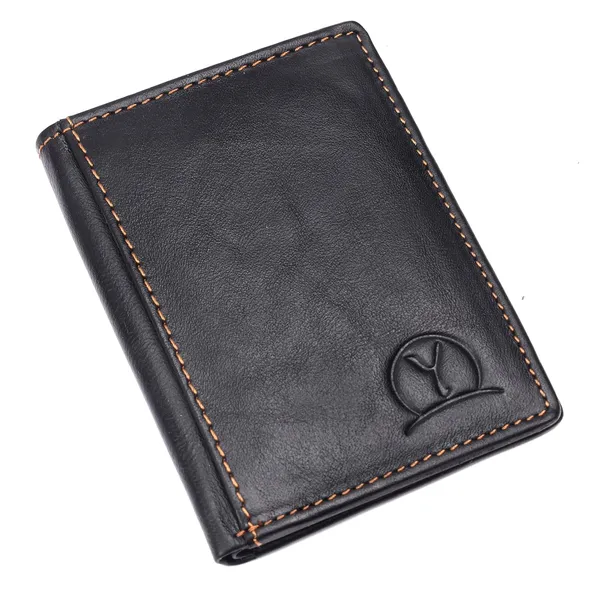 Black_Faux_Leather_Open_Top_Card_Holder_For_Unisex