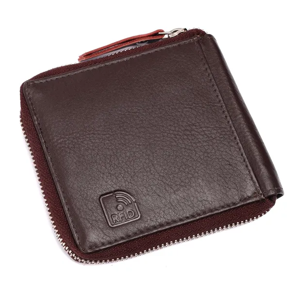 Brown_Faux_Leather_Bifold_Wallet_For_Men