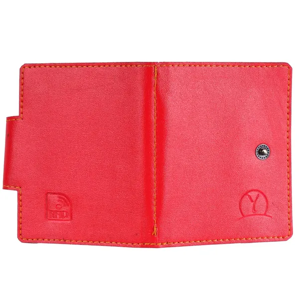 Red_Faux_Leather_Zipper_Card_Holder_For_Unisex