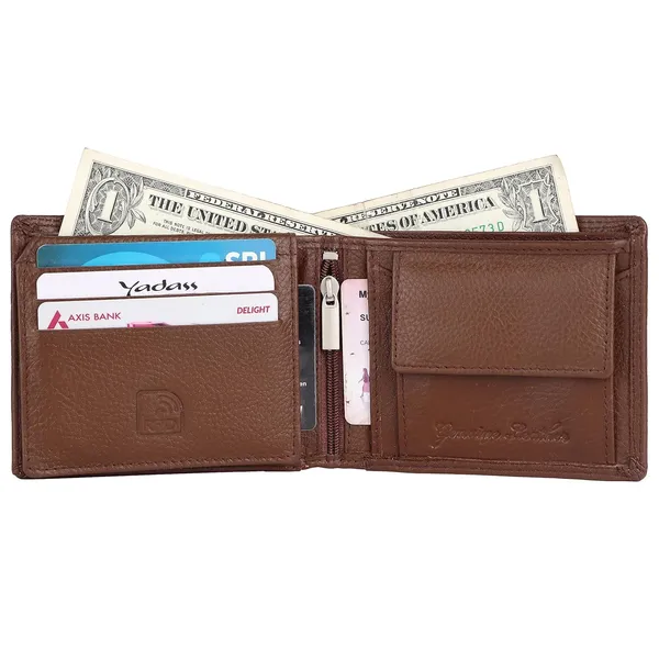 Brown_Faux_Leather_Bifold_Wallet_For_Men