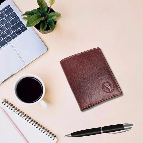 Brown_Faux_Leather_Open_Top_Card_Holder_For_Unisex