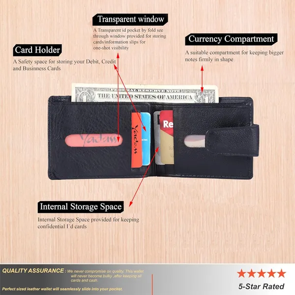 Black_Faux_Leather_Card_Holder_Wallet_For_Men