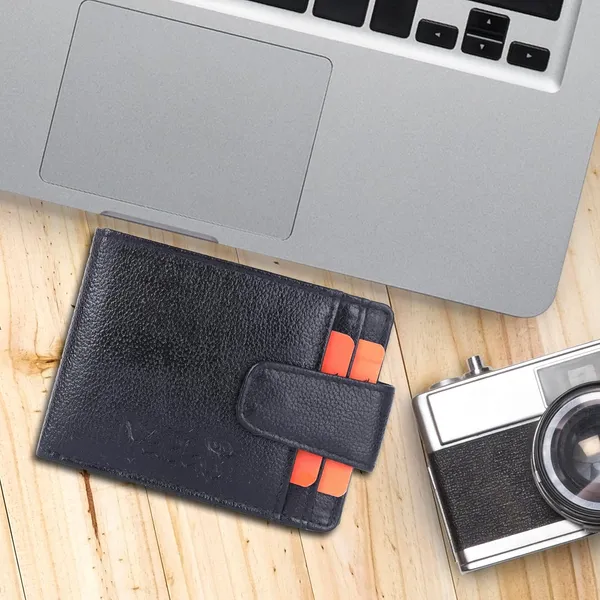 Black_Faux_Leather_Card_Holder_Wallet_For_Men