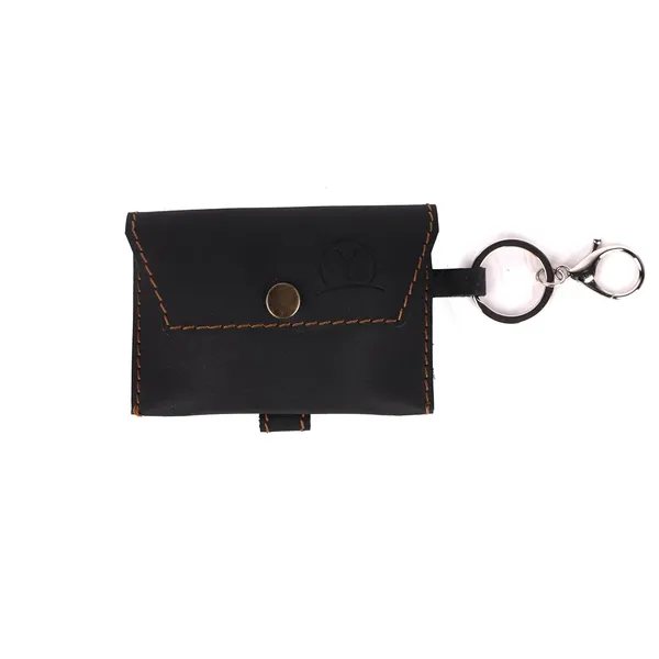 Black_Faux_Leather_Zipper_Earbud_Case_For_Adults