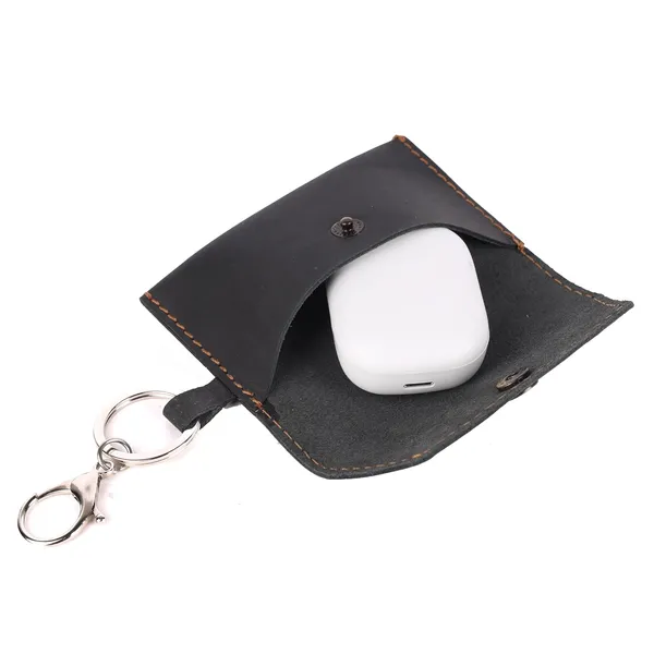 Black_Faux_Leather_Zipper_Earbud_Case_For_Adults