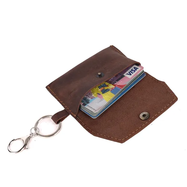 Brown_Faux_Leather_Zipper_Earbud_Case_For_Adults