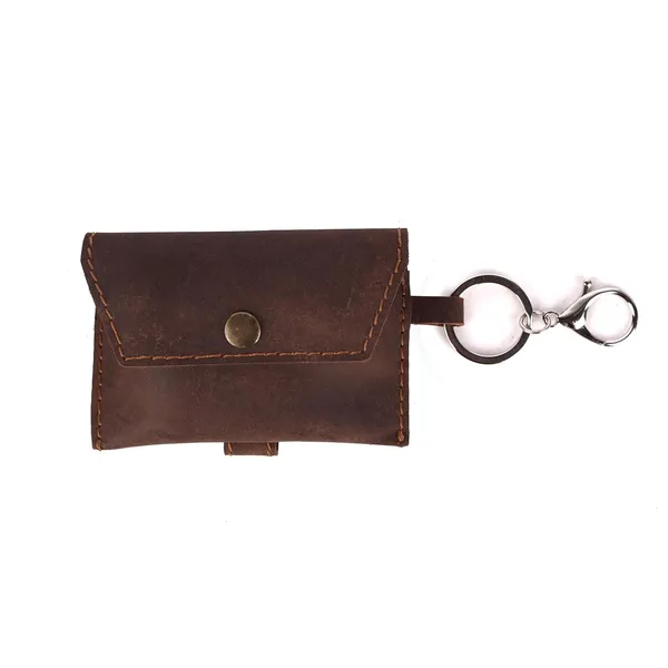 Brown_Faux_Leather_Zipper_Earbud_Case_For_Adults