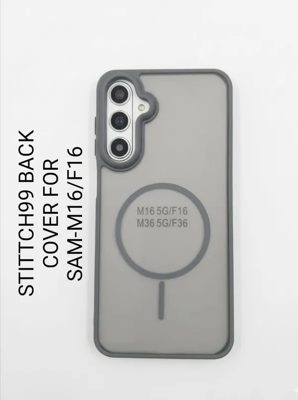 Samsung_Galaxy_M16/F16/M36/F36_Tpu_Rubber_Grey_Back_Cover