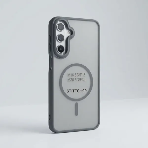 Samsung_Galaxy_M16/F16/M36/F36_Tpu_Rubber_Grey_Back_Cover