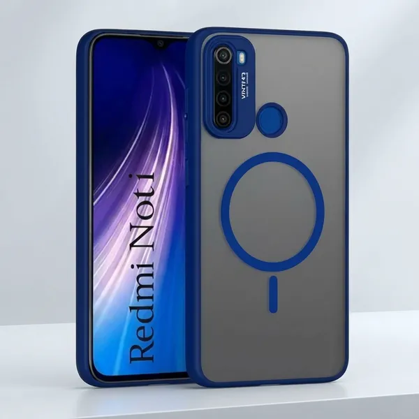 Blue_Tpu_Rubber_Back_Cover_For_Redmi_Note_8