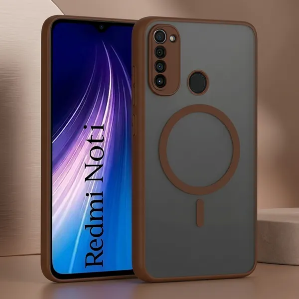 Redmi_Note_8_Tpu_Rubber_Brown_Back_Cover