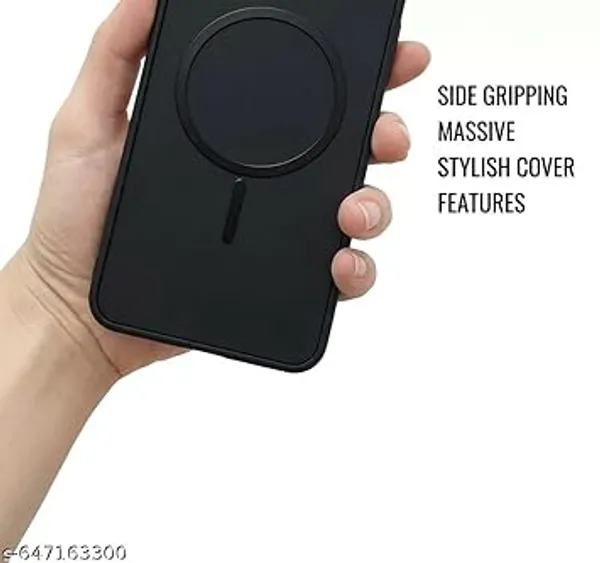 Black_Tpu_Rubber_Back_Cover_For_Redmi_A3X/A3/Poco_C61