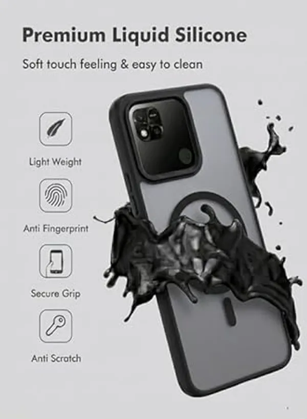 Black_Tpu_Rubber_Back_Cover_For_Redmi_9C/10A/Poco_C31