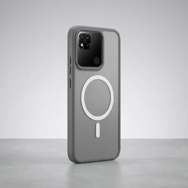 Grey_Tpu_Rubber_Back_Cover_For_Redmi_9C/10A/Poco_C31