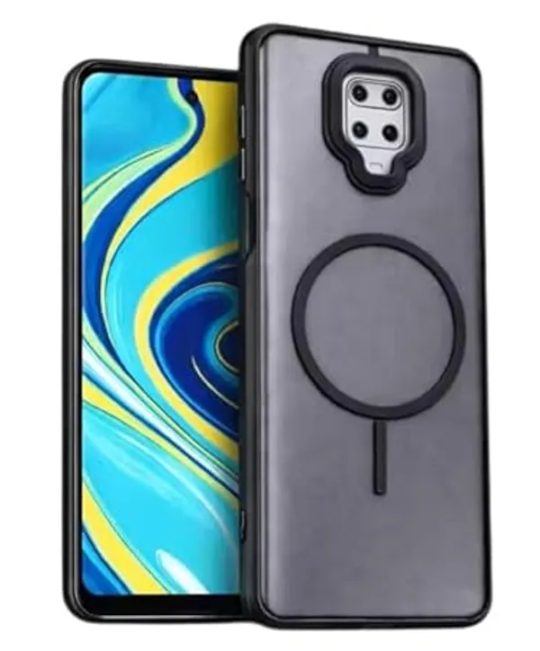 Black_Tpu_Rubber_Back_Cover_For_Redmi_Note_9_Pro/10_Lite