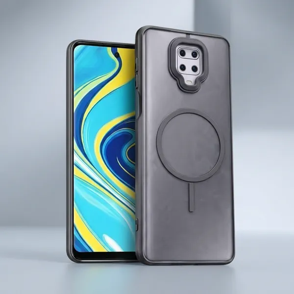 Grey_Tpu_Rubber_Back_Cover_For_Redmi_Note_9_Pro/10_Lite