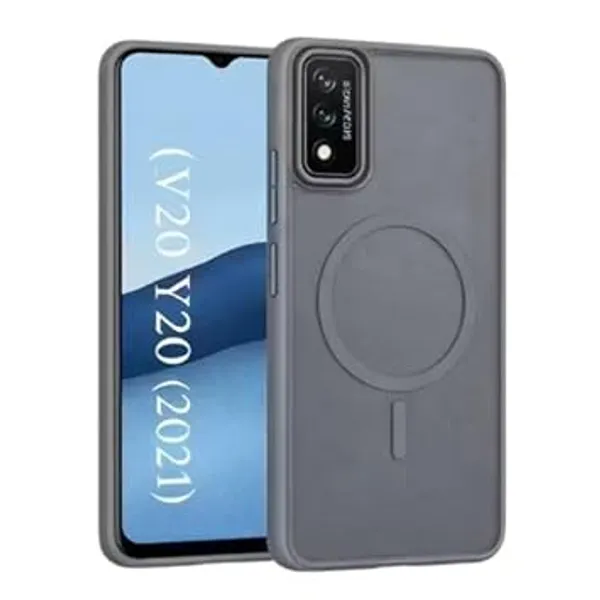 Vivo_Y20/Y20S_Tpu_Rubber_Grey_Back_Cover