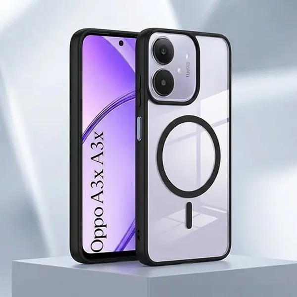 Oppo_A3X_Tpu_Rubber_Black_Back_Cover