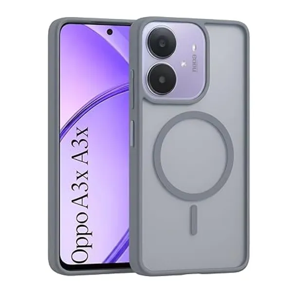 Grey_Tpu_Rubber_Back_Cover_For_Oppo_A3X