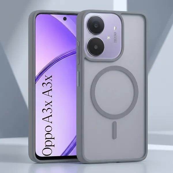 Grey_Tpu_Rubber_Back_Cover_For_Oppo_A3X