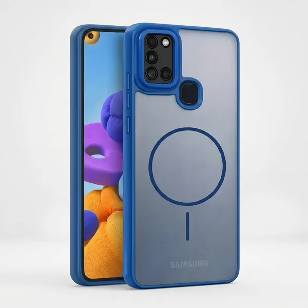 Blue_Tpu_Rubber_Back_Cover_For_Samsung_A21S