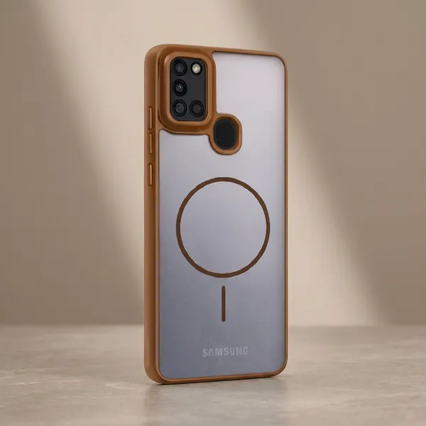 Brown_Tpu_Rubber_Back_Cover_For_Samsung_A21S