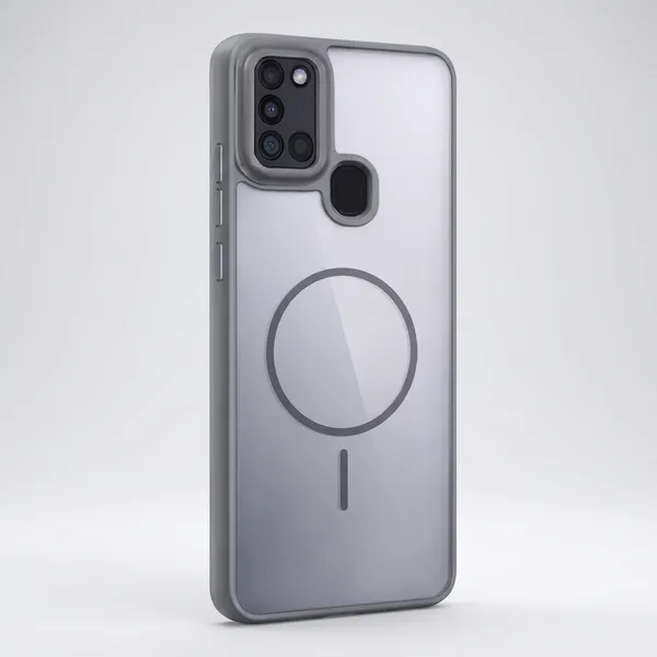 Grey_Tpu_Rubber_Back_Cover_For_Samsung_A21S