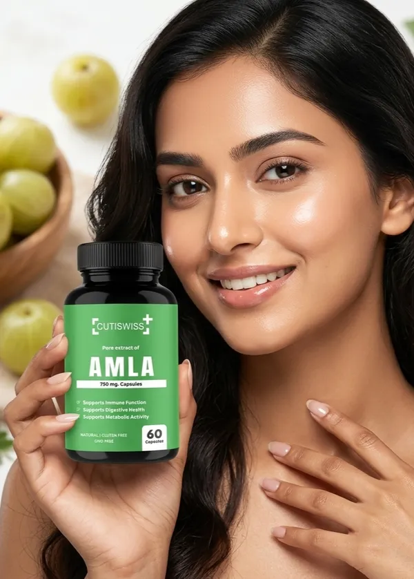 Cutiswiss_Amla_Capsules_|_750_mg_|_Natural_Vitamin_C_Supplement_for_Immunity,_Hair_&_Skin_Wellness_|_Supports_Digestive_Health_|_Pure_Extract_of_Amla_|_Natural_Ayurvedic_Herbal_Supplement_|_Daily_Supplement_for_Overall_Wellness_|_Supplement_for_Men_&_Women_|Pack_of_60_Capsules
