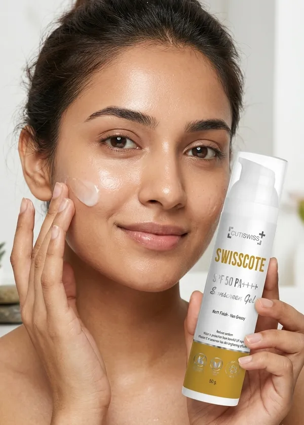 Swisscote_Spf_50_PA_++++_Sunscreen_Gel_|_Enriched_With_Vitamin_C_|_Lightweight,_Gel-Based_Formula_To_Provide_Broad-Spectrum_Protection_Against_Harmful_Uv_Rays_|_50Gm