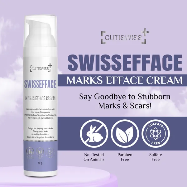 Swissefface_Marks_Removal_Cream_|_Enriched_With_Almond_Oil,_Hyaluronic_Acid,_Allantoin,_And_Centella_Asiatica_Extract,_To_Target_&_Fade_Dark_Spots_&_Marks,_Improve_Skin_Texture,_&_Enhance_Overall_Skin_Health_|_50Gm